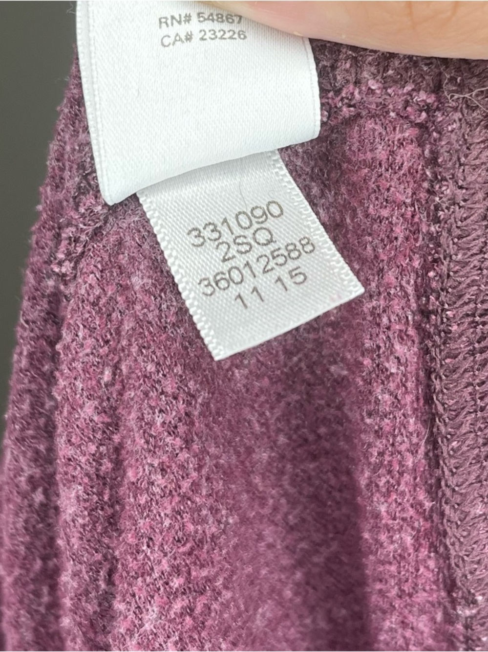 Victoria Secret Maroon Crewneck Sweatshirt Small - Picture 4 of 6